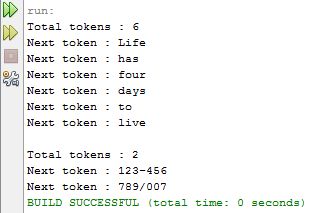 boolean hasMoreTokens